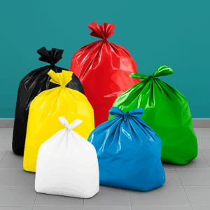 Bolsas de residuo de colores)